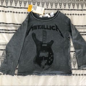 NWT Toddler Metallica Top